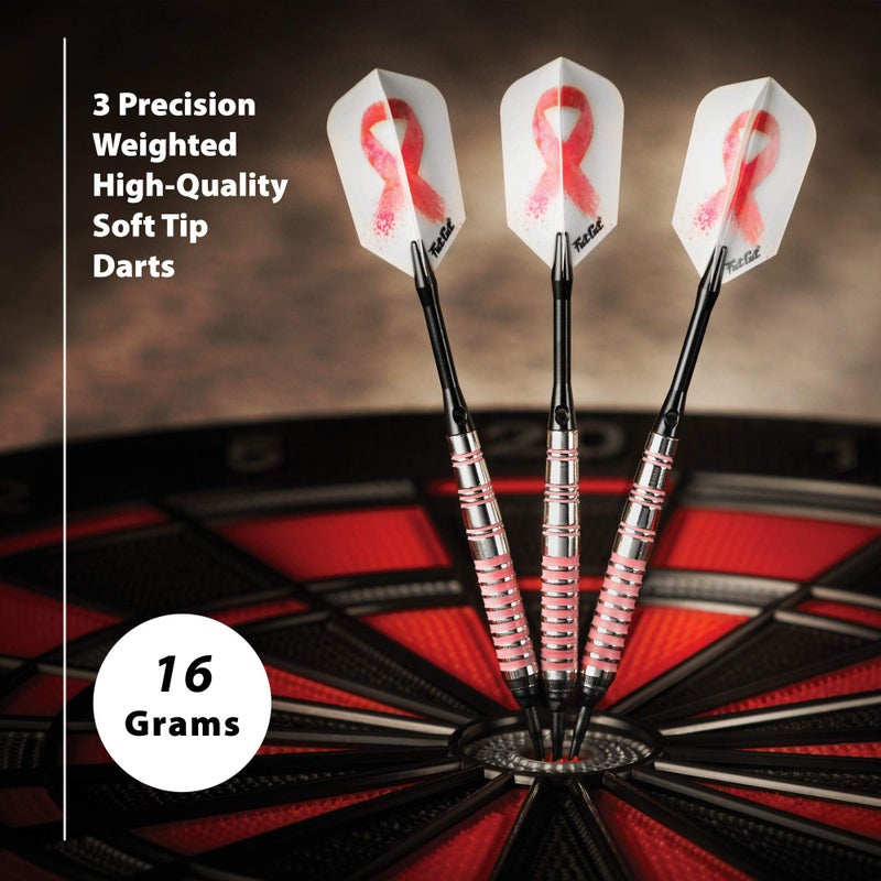 Fat Cat Pink Lady Soft Tip Darts with Storage/Travel Case, 16 Grams - Image 2
